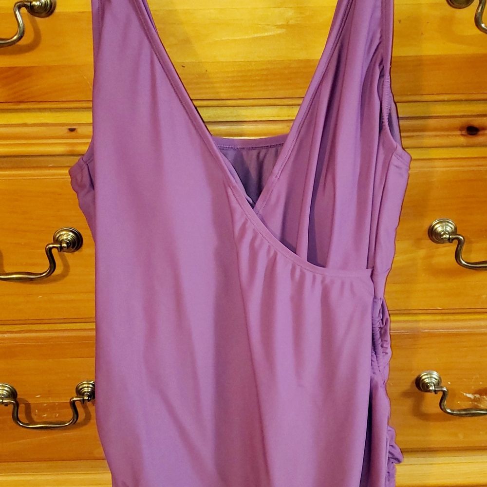 Kona Sol Mauve Swim Dress